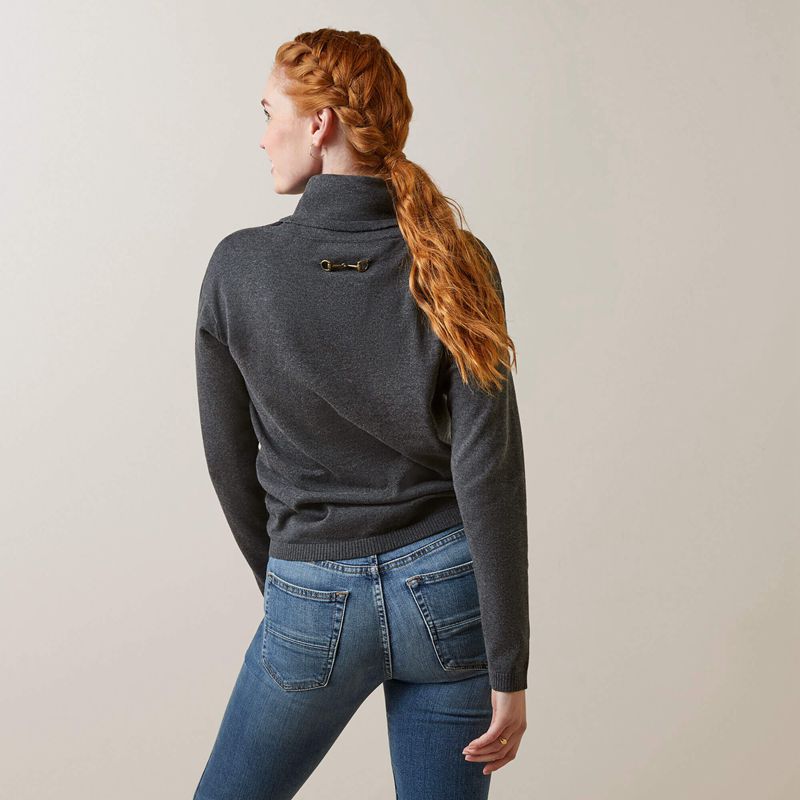 Charcoal Ariat Lexi Sweater | 58WAHYQCD