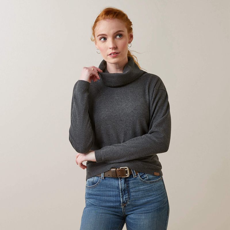 Charcoal Ariat Lexi Sweater | 58WAHYQCD