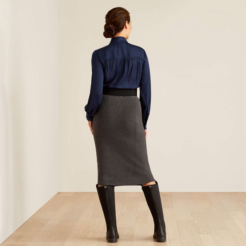 Charcoal Ariat Malvern Skirt | 61IPSVLCN