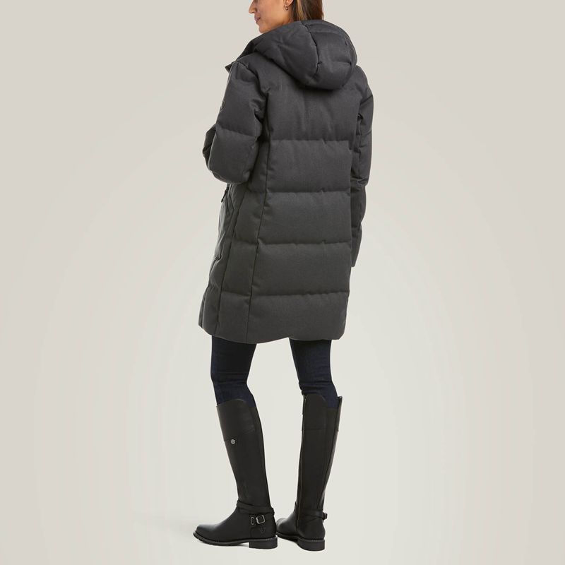 Charcoal Ariat Menlo Down Jacket | 54AJTKHZY