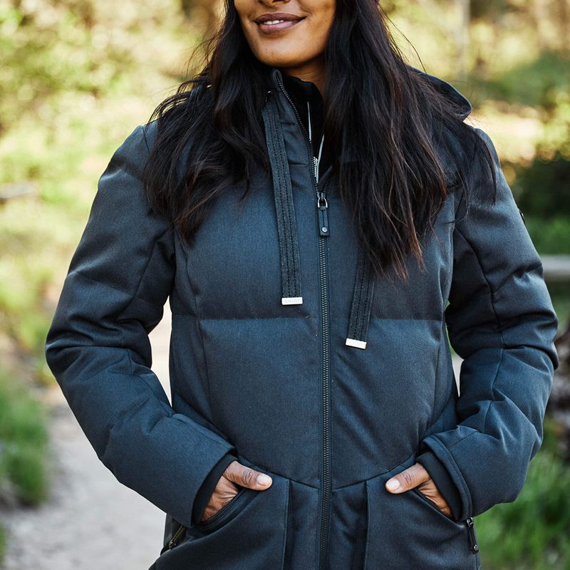 Charcoal Ariat Menlo Down Jacket | 54AJTKHZY