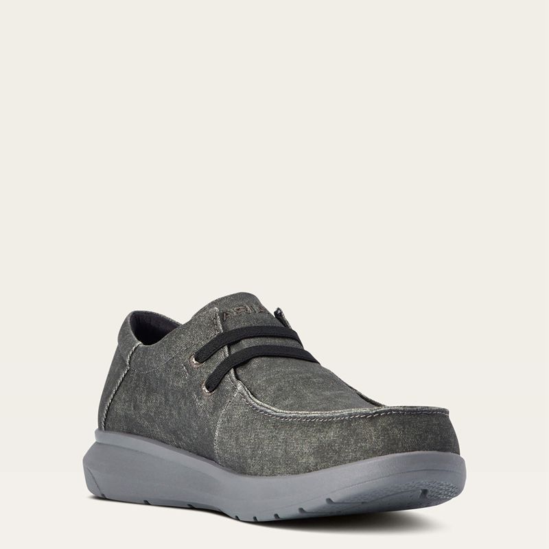 Charcoal Canvas Ariat Hilo | 09BYKIPAX