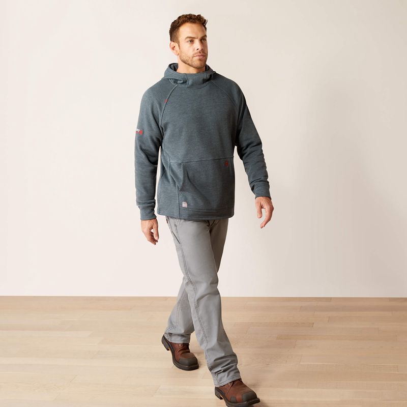 Charcoal Grey Ariat Fr Primo Fleece 2.0 Hoodie | 95SJVTQRE