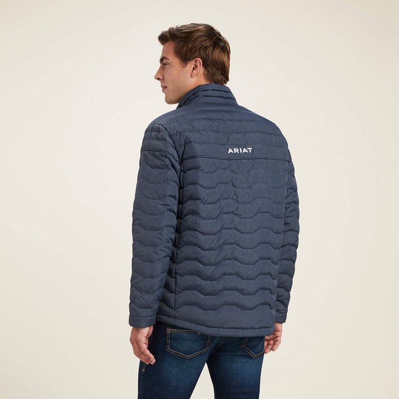 Charcoal Heather Ariat Ideal Down Jacket | 07KSXBHYD