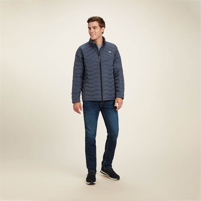 Charcoal Heather Ariat Ideal Down Jacket | 07KSXBHYD