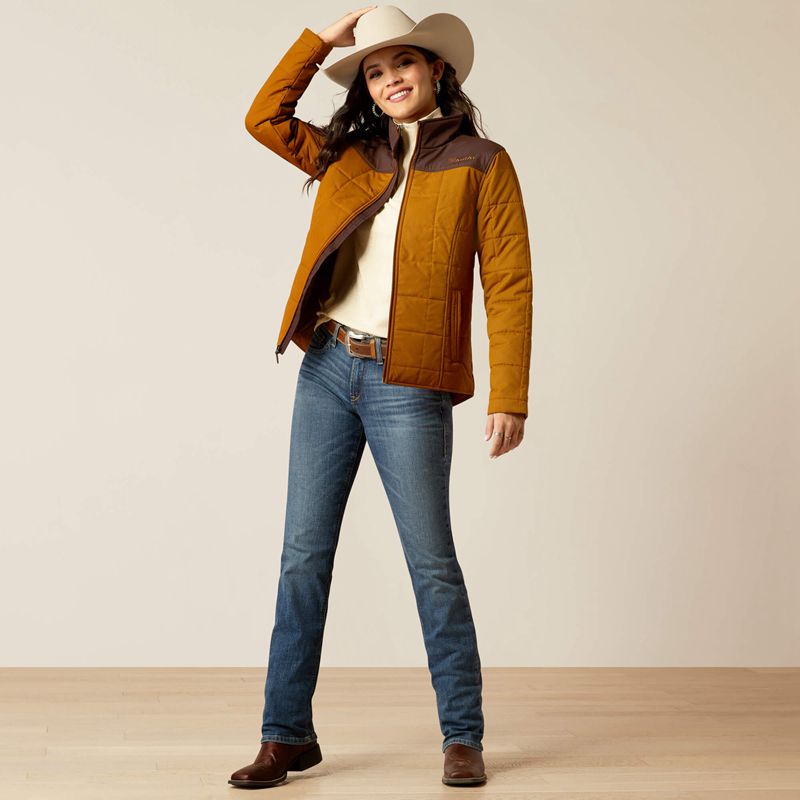 Chestnut/Chocolate Plum Ariat Crius Insulated Jacket | 27HFXNJDC