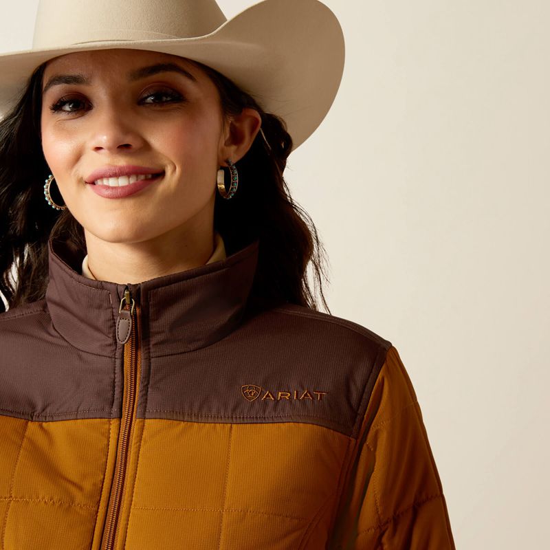 Chestnut/Chocolate Plum Ariat Crius Insulated Jacket | 27HFXNJDC