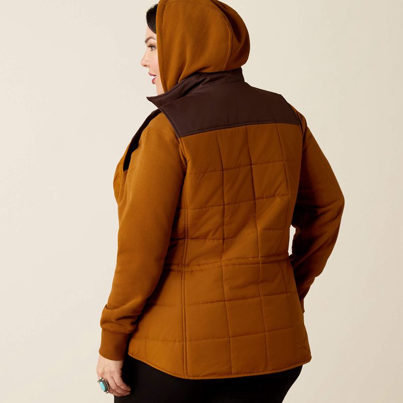 Chestnut/Chocolate Plum Ariat Crius Insulated Vest | 03UKIVQET