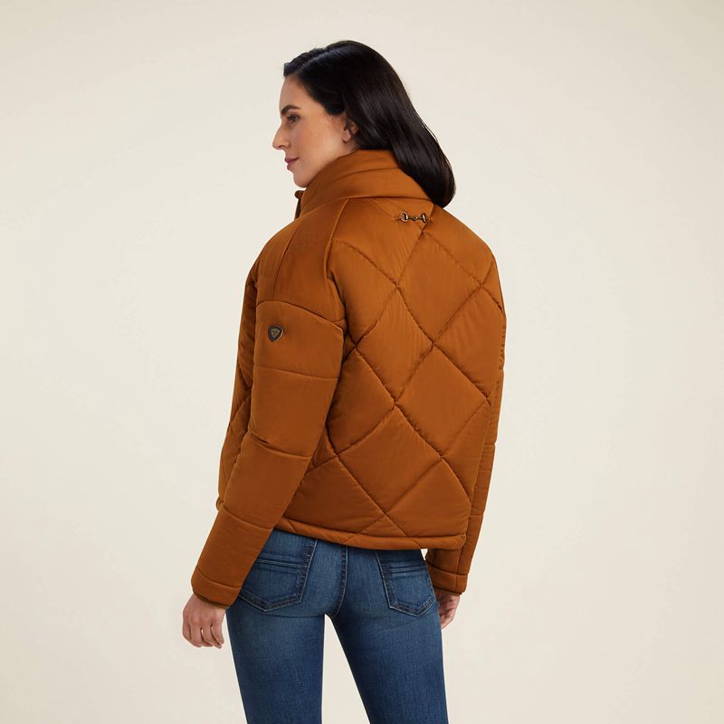 Chestnut Ariat Adena Insulated Jacket | 94QHCEWAM