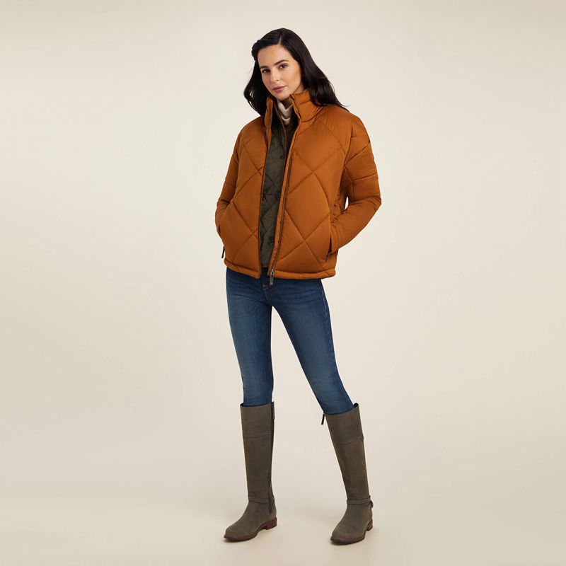 Chestnut Ariat Adena Insulated Jacket | 94QHCEWAM