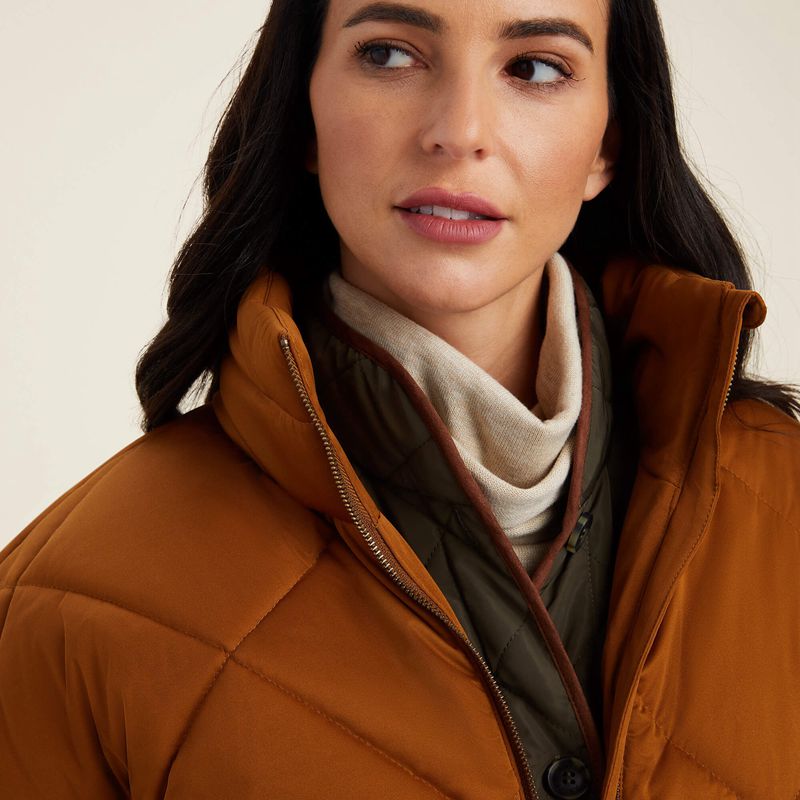 Chestnut Ariat Adena Insulated Jacket | 94QHCEWAM