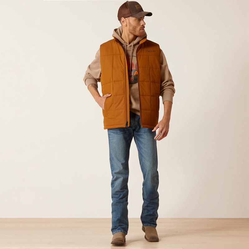 Chestnut Ariat Crius Insulated Vest | 27BOVLYPH