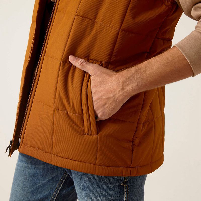 Chestnut Ariat Crius Insulated Vest | 27BOVLYPH