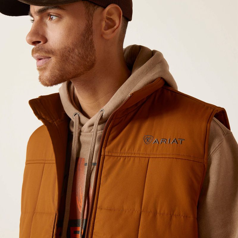 Chestnut Ariat Crius Insulated Vest | 27BOVLYPH