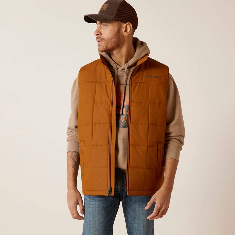 Chestnut Ariat Crius Insulated Vest | 27BOVLYPH