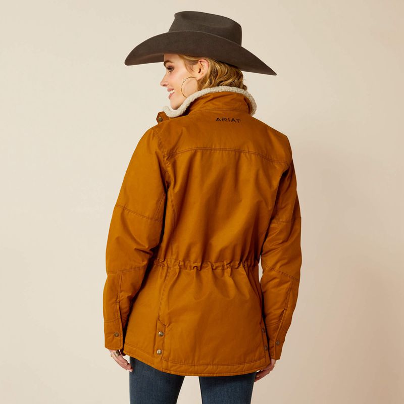 Chestnut Ariat Grizzly Insulated Jacket | 85QOGEXNW