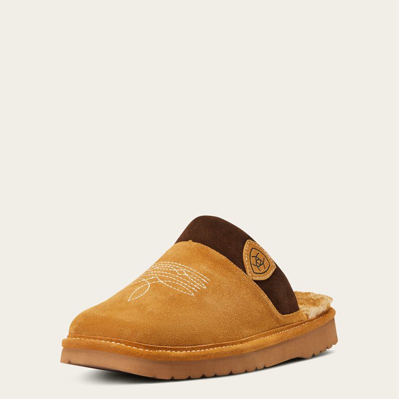 Chestnut Ariat Silversmith Square Toe Slipper | 70UAPENWQ