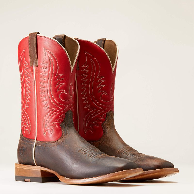 Chestnut Brown Ariat Circuit Paxton Cowboy Boot | 39PHKOXGZ