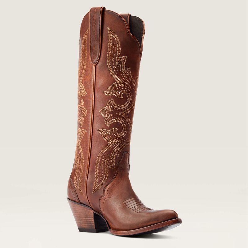 Chic Brown Ariat Belinda Stretchfit Western Boot | 34ATGJMLI