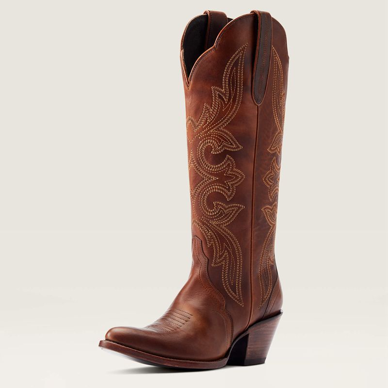 Chic Brown Ariat Belinda Stretchfit Western Boot | 34ATGJMLI