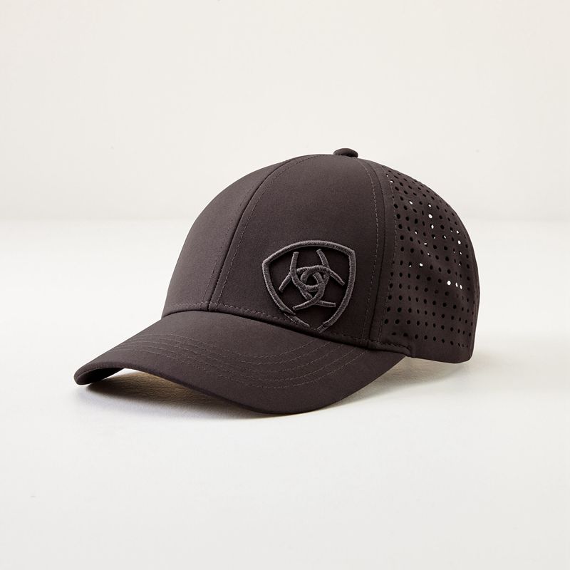 Chocolate Brown Ariat Tri Factor Cap | 81VRDQKXL