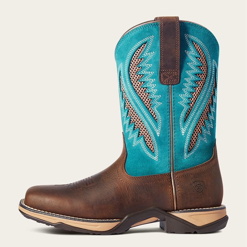 Chocolate Chip Ariat Anthem Venttek Western Boot | 09RSTQHGP