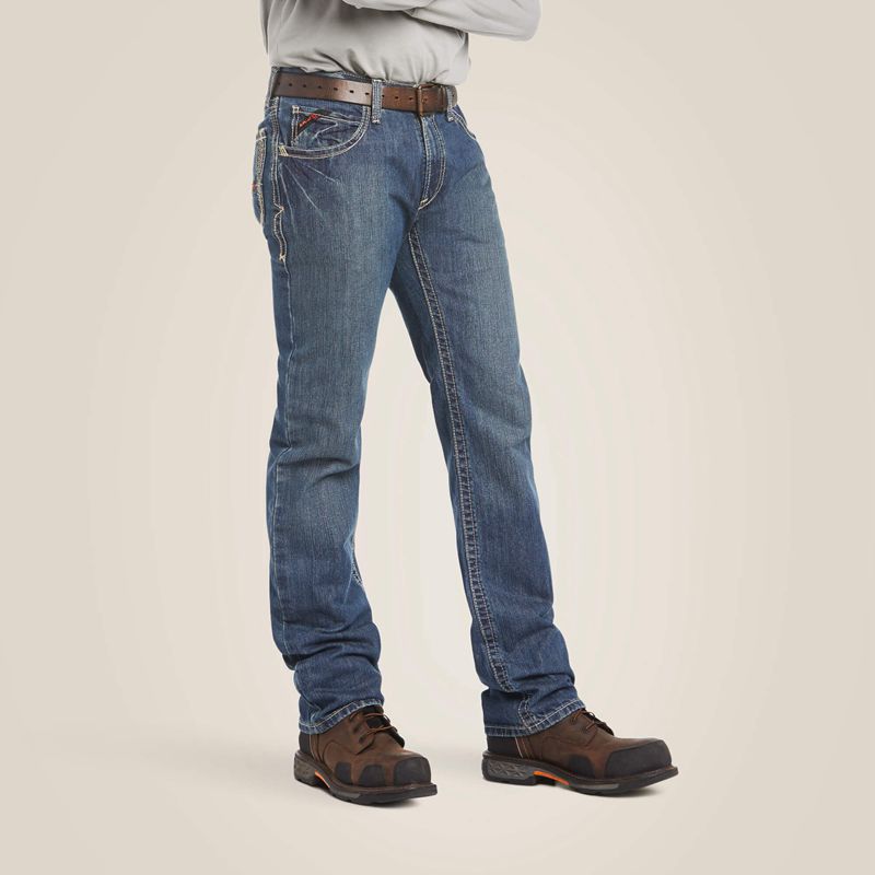 Clay Ariat Fr M4 Relaxed Boundary Boot Cut Jean | 14DBLUZHS