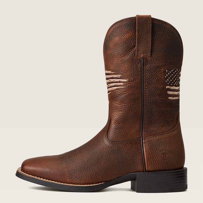 Cliff Brown Ariat Sport All Country Western Boot | 08TFKRGXN