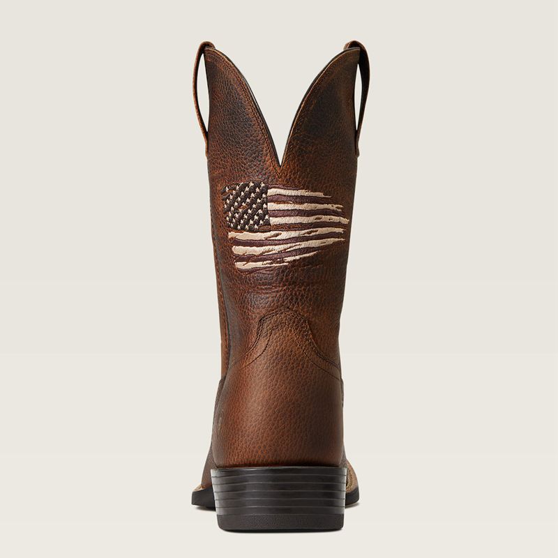 Cliff Brown Ariat Sport All Country Western Boot | 08TFKRGXN