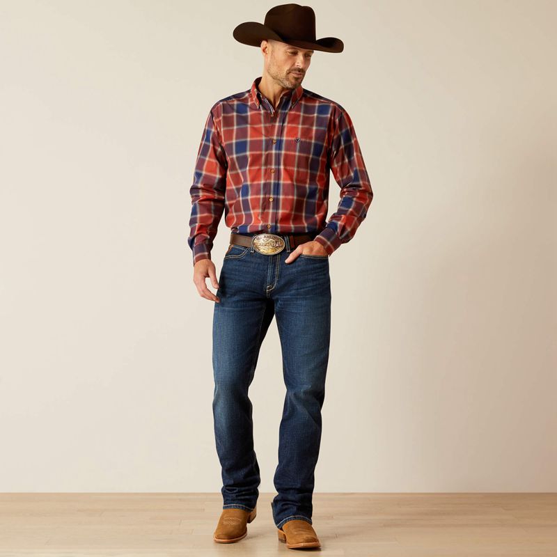 Clint Ariat M4 Relaxed Challenger Boot Cut Jeans | 61ZVSLFCM