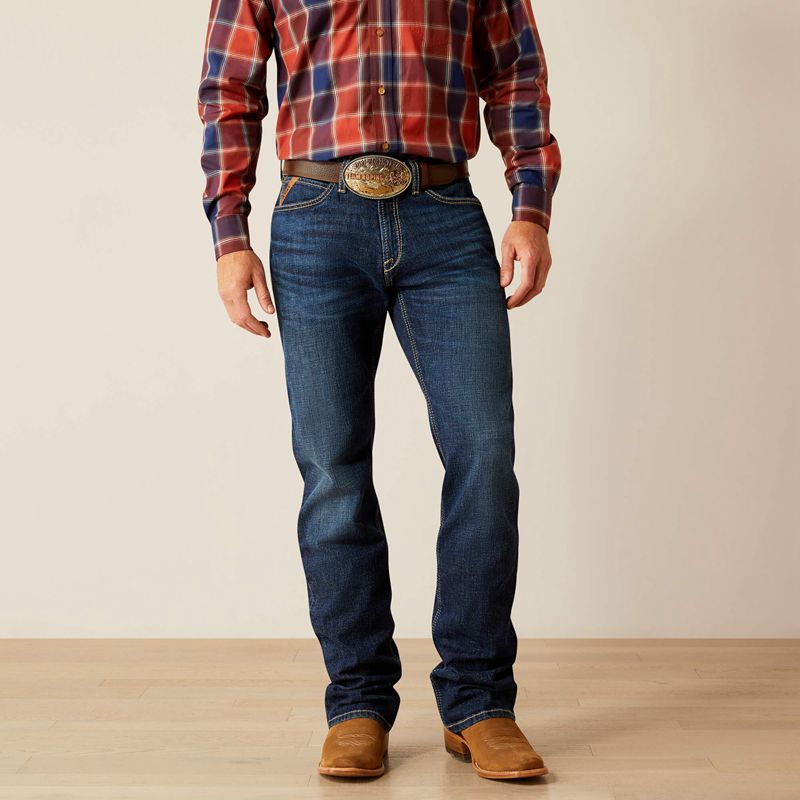 Clint Ariat M4 Relaxed Challenger Boot Cut Jeans | 61ZVSLFCM