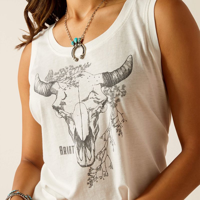 Cloud Dancer Ariat Deadwood Tank | 39WOBSUQL