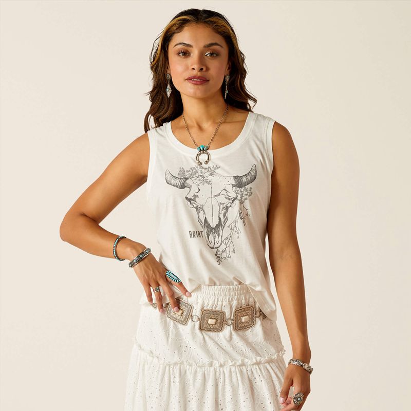 Cloud Dancer Ariat Deadwood Tank | 39WOBSUQL