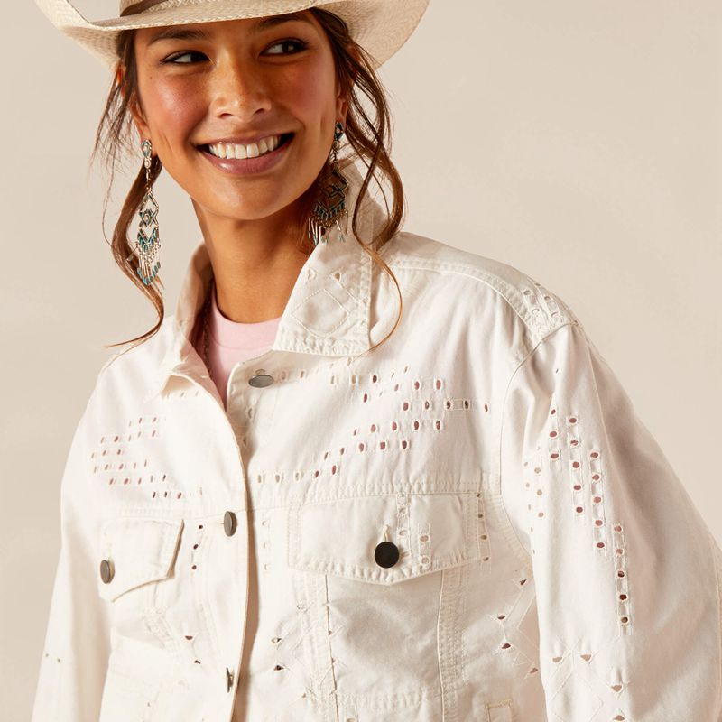 Cloud Dancer Ariat Love It Jacket | 86FTNJYKB