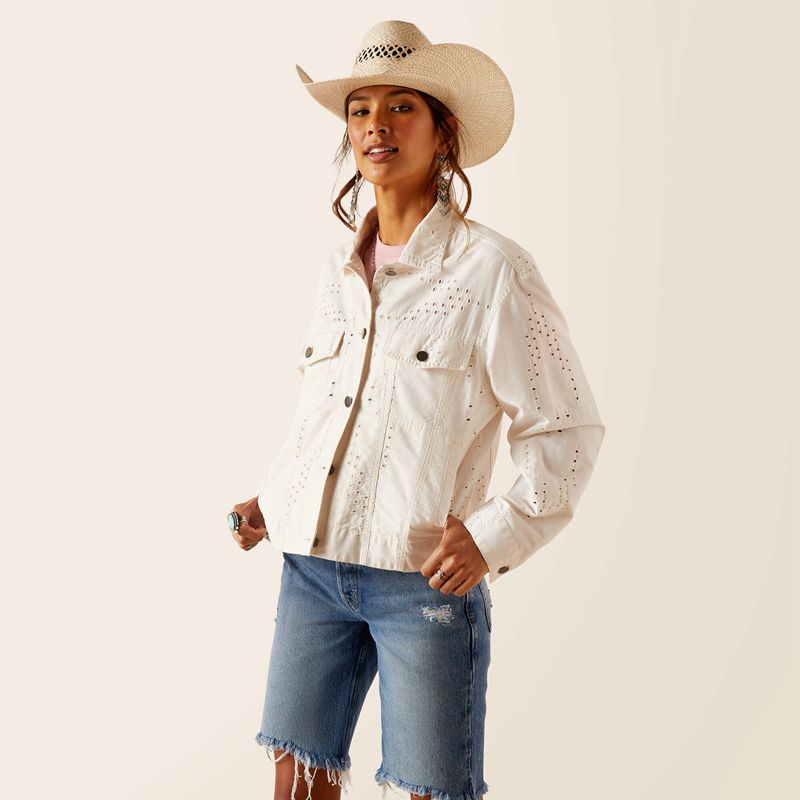 Cloud Dancer Ariat Love It Jacket | 86FTNJYKB