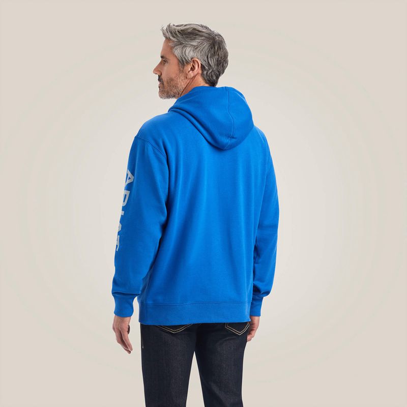 Cobalt Ariat Logo Hoodie | 84CDRVYPN