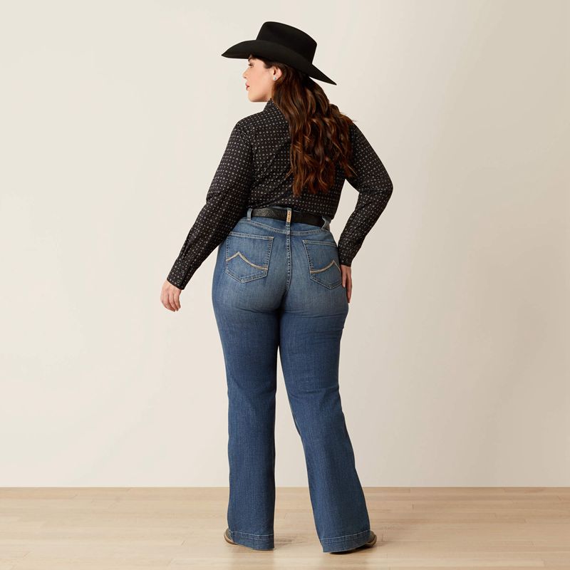 Columbia Ariat Mid Rise Olivia Trouser Jeans | 02UJWBHMO