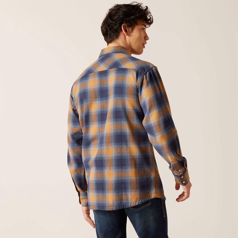 Comb Honey Ariat Hershel Retro Fit Shirt | 14ZSFEBYH