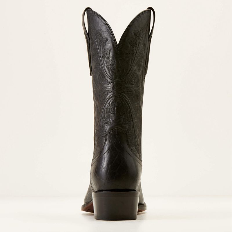 Cool Black Bison Ariat Bench Made James Western Boot | 89WASYEKT