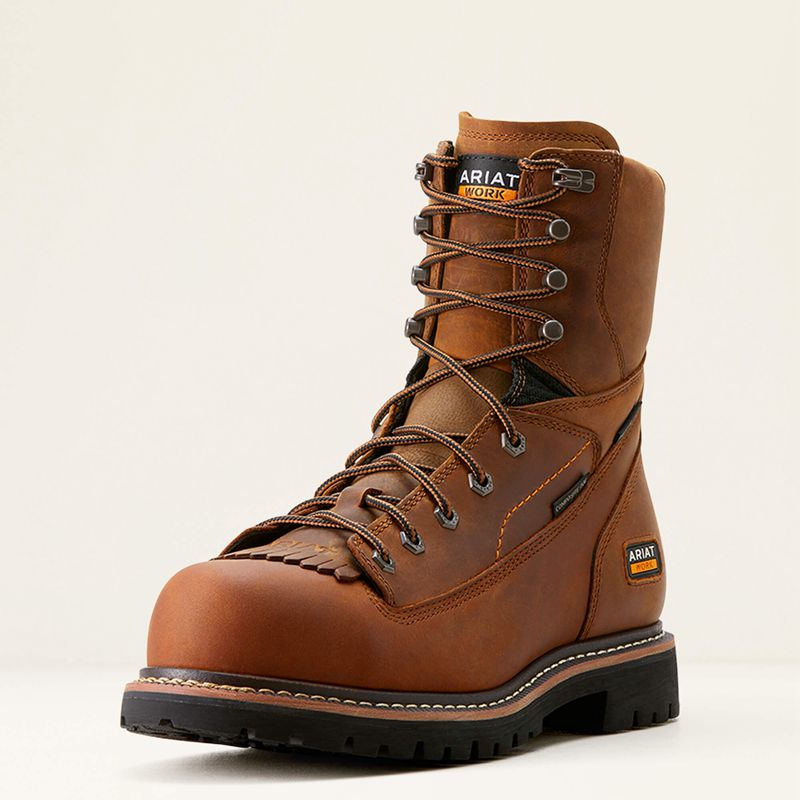 Copper Brown Ariat Longview Shock Shield 8\