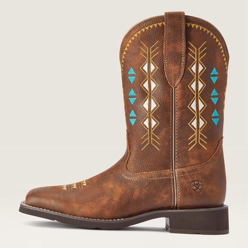 Copper Kettle Ariat Delilah Deco Western Boot | 02XAVCZON