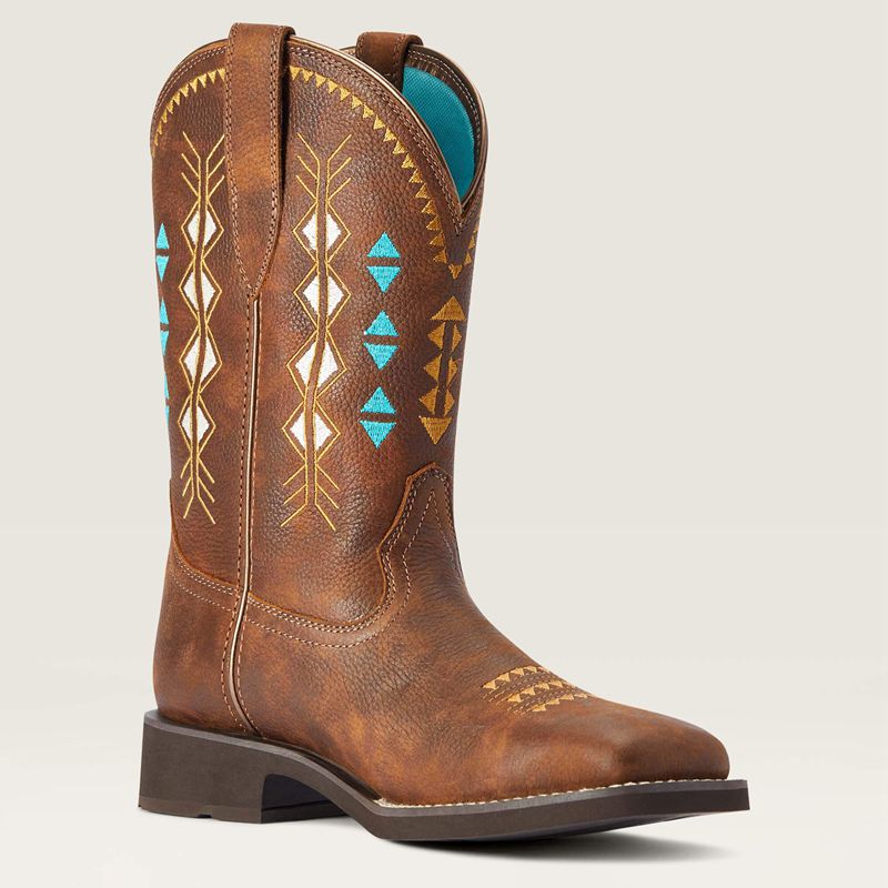 Copper Kettle Ariat Delilah Deco Western Boot | 02XAVCZON