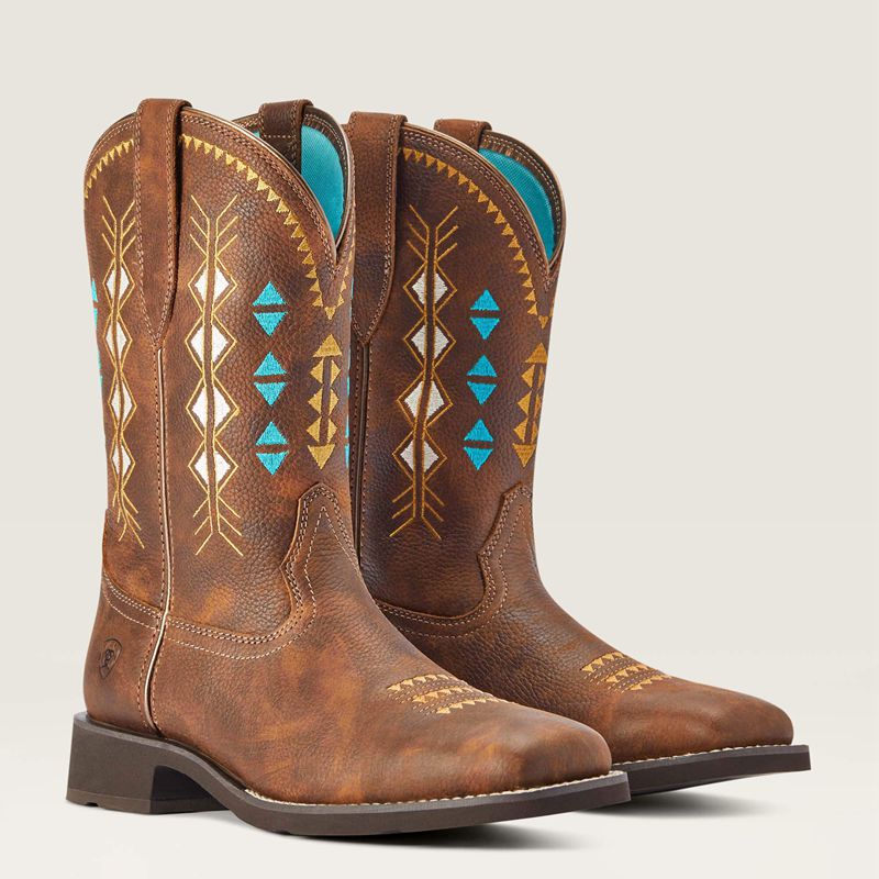 Copper Kettle Ariat Delilah Deco Western Boot | 02XAVCZON