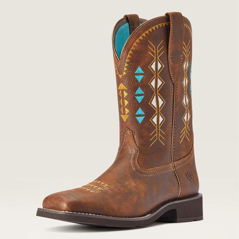 Copper Kettle Ariat Delilah Deco Western Boot | 02XAVCZON