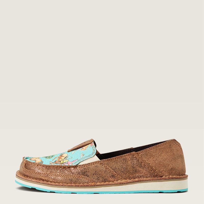 Copper Metallic/ Bucking Turquoise Ariat Cruiser | 23OQXFKTY