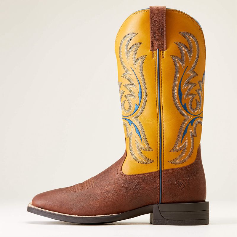 Cowtown Brown Ariat Bullhead Western Boot | 07CMSAPOY