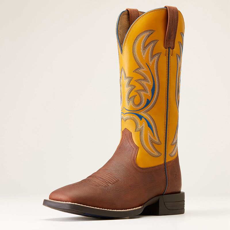 Cowtown Brown Ariat Bullhead Western Boot | 07CMSAPOY