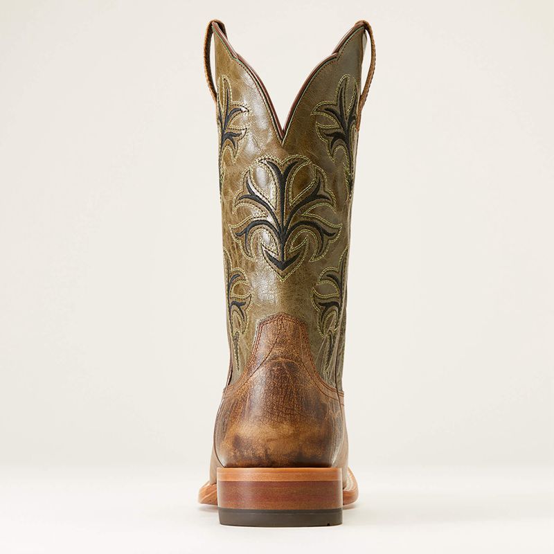 Crinkled Brown Ariat Cowboss Western Boot | 18FIYQXCK