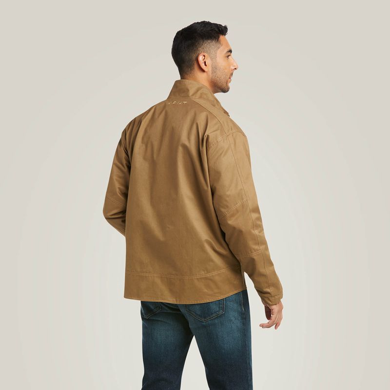 Cub Ariat Grizzly Canvas Lightweight Jacket | 76HEFPXAJ