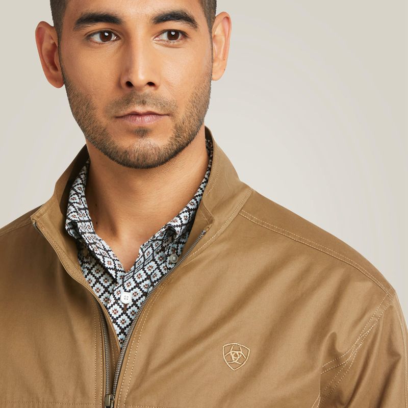 Cub Ariat Grizzly Canvas Lightweight Jacket | 76HEFPXAJ